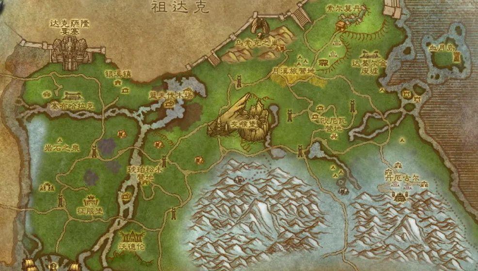 采矿1-450攻略 矿石分布图（魔兽WLK小号冲专业攻略采集业）-图20