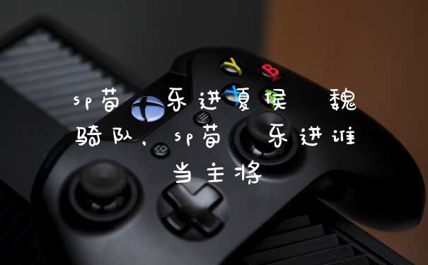 sp荀彧乐进夏侯惇魏骑队，sp荀彧乐进谁当主将
