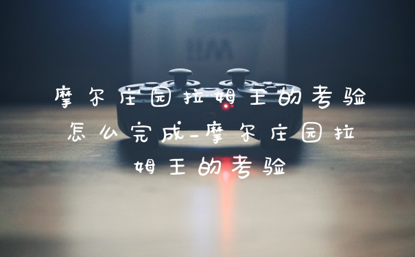 摩尔庄园拉姆王的考验怎么完成_摩尔庄园拉姆王的考验