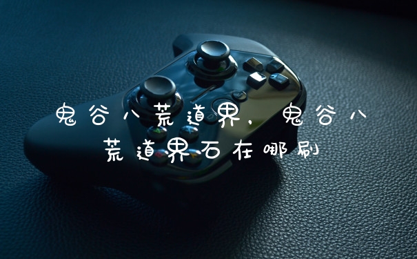 鬼谷八荒道界,鬼谷八荒道界石在哪刷
