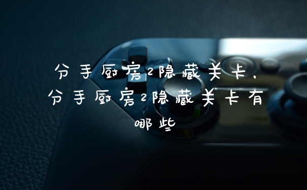 分手厨房2隐藏关卡,分手厨房2隐藏关卡有哪些