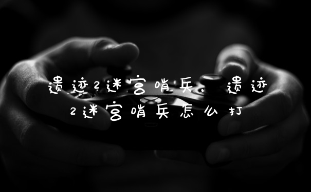 遗迹2迷宫哨兵，遗迹2迷宫哨兵怎么打