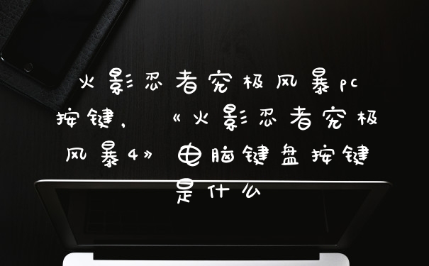 火影忍者究极风暴pc按键,《火影忍者究极风暴4》电脑键盘按键是什么