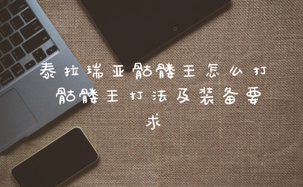 泰拉瑞亚骷髅王怎么打 骷髅王打法及装备要求