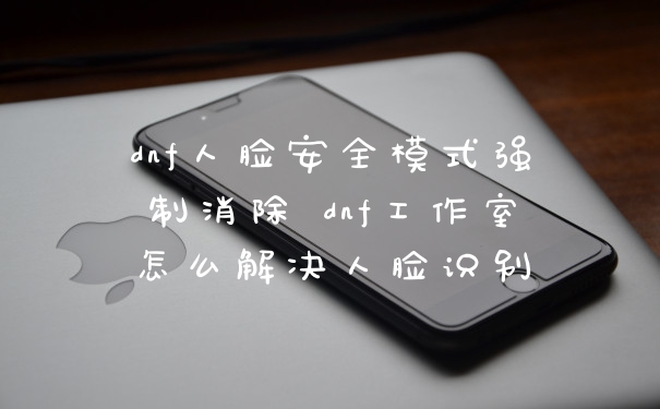 dnf人脸安全模式强制消除 dnf工作室怎么解决人脸识别