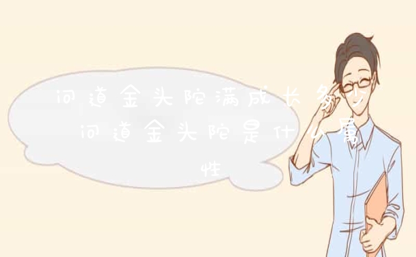 问道金头陀满成长多少 问道金头陀是什么属性
