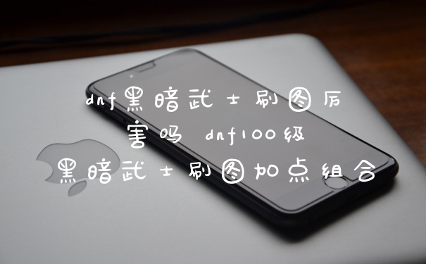 dnf黑暗武士刷图厉害吗 dnf100级黑暗武士刷图加点组合