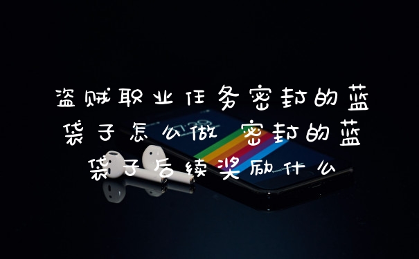 盗贼职业任务密封的蓝袋子怎么做 密封的蓝袋子后续奖励什么