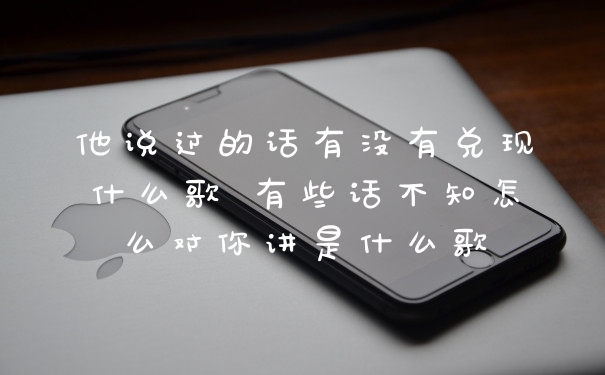 他说过的话有没有兑现什么歌 有些话不知怎么对你讲是什么歌